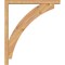 Ekena Millwork Thorton Block Smooth Bracket w/ Offset Brace, Western Red Cedar, 3 1/2"W x 24"D x 28"H BKT0402X24X28THR05SWR - alternate 2